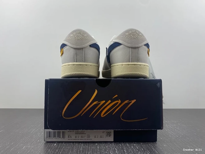AJKO SP 1 Fashionable Jordan Retro Union DZ4864-100 Sail 602 Leather Low 0604